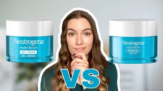 Neutrogena Hydro boost Water Gel VS Gel Cream  Whats The Difference [upl. by Iden544]