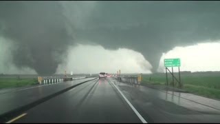 Extreme Weather DoubleTornado Rips Through Nebraska [upl. by Yerggoeg941]