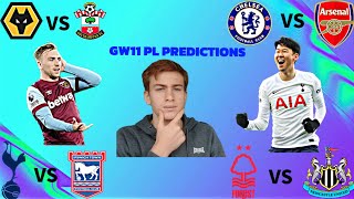 GW11 PL PREDICTIONS [upl. by Alleiram]