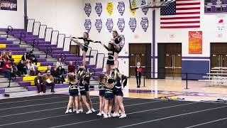 GBS Cheer  Sectionals 2024 camera 2 😁 [upl. by Arrio]