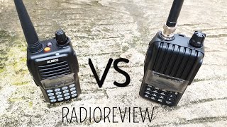 50 COMPARE HT ICOM V80 DAN ALINCO DJ A10 BYRADIO REVIEW [upl. by Nunes]