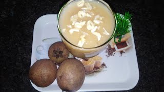 Sapota juiceHealthy drinkhow to make Sapota juice [upl. by Cozmo]