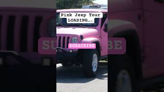 Pink Jeep Tour Loading 💝 pinkjeep pinkjeeps jeep jeeplife jeepwrangler jeeptour [upl. by Ynoyrb]