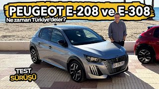 Makyajlı Peugeot 208 ve E308 test sürüşü 2023  Türkiyeye ne zaman geliyorlar [upl. by Neraa476]