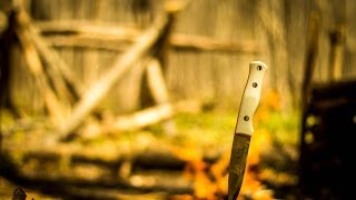 Bushcraft Instructionals Fire from a Knife and Firesteel [upl. by Dolley]