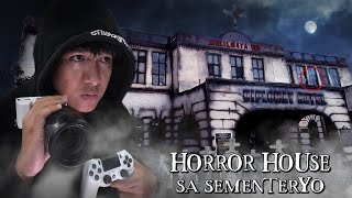 HORROR HOUSE sa LOOB ng SEMENTERYO Haunted [upl. by Aleakam11]