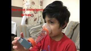 How To Use A Spacer With Inhaler  How To Use Spacer Device [upl. by Salokkin]