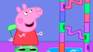 Peppa Pigs Biggest And Best Marble Run Ever 🐷 ☄️ Playtime With Peppa [upl. by Cyrille600]