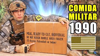 Probando LOTE de COMIDA MILITAR de 1990 de ESTADOS UNIDOS Parte 1 [upl. by Breskin]