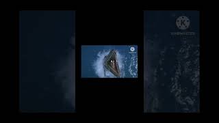 Otodus Obliquus vs Tylosaurus otodus tylosaurus shortvideo shorts prehistoricseacreatures [upl. by Marlowe]