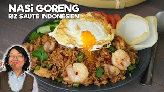 Nasi Goreng  Riz Sauté Indonésien  Plat National [upl. by Neelrac]