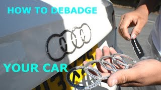 Debadging My Car [upl. by Levitus]