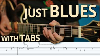 Two More Cozy and SLOW BLUES LICKS with TABS [upl. by Pardo]