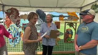 2024 Stafford Arts Festival Judge’s Choice Award Winner Bob Bohannon Seashore Carvings [upl. by Nelg]