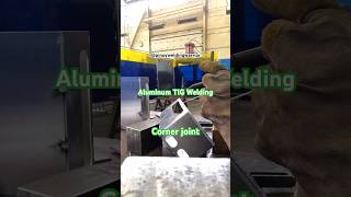 Corner joint aluminum tigwelding weldingprocess weldingforbeginners [upl. by Stouffer]