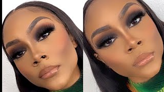 Smokey eye Glam 🔥X NEW Techniques Makeup tutorial [upl. by Dyob]