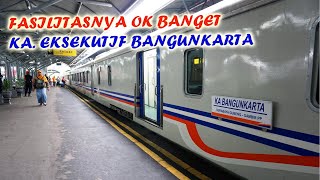 REVIEW INTERIOR Kereta Api BANGUNKARTA EksekutifTernyata OK Banget Fasilitasnya [upl. by Alak]