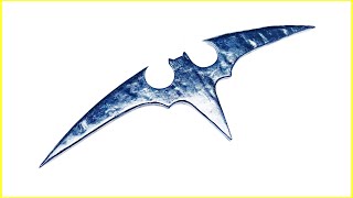 How to make BATMAN Batarang out of cardboard [upl. by Celene]