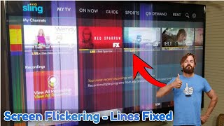 Samsung TV Screen Problems Fix it Now  Flickering Dark screen Screen lines [upl. by Assiren]