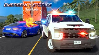 American Police Chases in BeamNG Drive Stories 2 [upl. by Giorgio557]