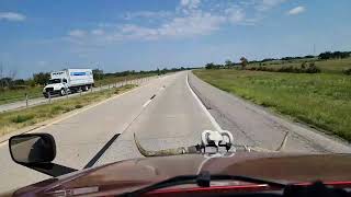 Truckers view starts in Russellville AR to Oklahoma 8924 [upl. by Adley820]