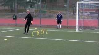 Individual goalkeeper training  Individuell målvaktsträning Goeras [upl. by Grous]