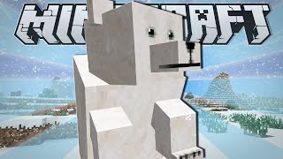 Minecraft  PET POLAR BEAR  Custom Command [upl. by Quarta]