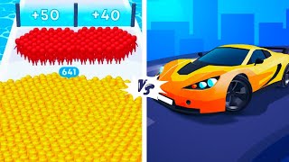 Race Master 3DCar Racing VS Count Master StickmanAndroid iOS Gameplay💖💖💖 [upl. by Junji585]