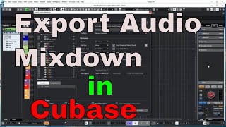 Export Audio Mixdown in Cubase [upl. by Zetram]