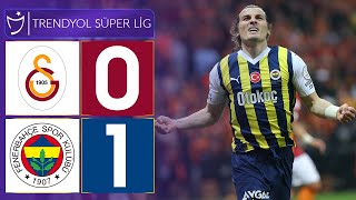 Galatasaray 01 Fenerbahçe  Fenerbahçe Daha Bitmedi Dedi   Süper Lig 37 Hafta [upl. by Emmie]