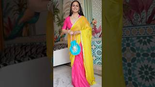 Links in community post saree myntra readytowear [upl. by Harimas]