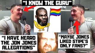 quotI Know The Guruquot Tom Aspinall Mentions The Jon Jones Allegations Hill vs Ulberg MMA News Reaction [upl. by Westley]