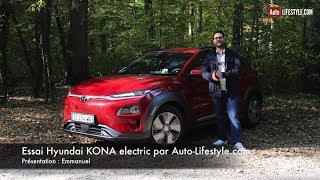 Essai Hyundai KONA electric par AutoLifestylecom [upl. by Humble]