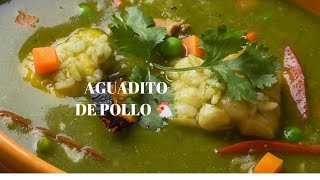 Cómo Preparar Aguadito De Pollo rápido y sencilloAguadito Peruano 😋🇵🇪 [upl. by Ynatirb869]