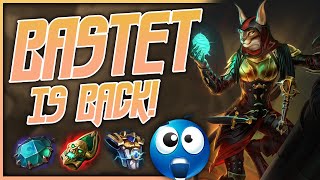 BASTET SOLO IS MY SPECIALTY  SMITE Gameplay Ranked Conquest [upl. by Tobin]