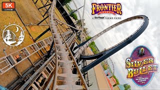 Silver Bullet OnRide POV Front Seat 5K 60FPS Old Rusty Schwarzkopf Frontier City Oklahoma City [upl. by Ramhaj688]