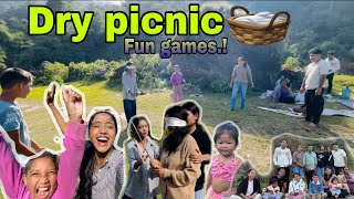 Dry picnic 🧺 Lastai ramailo vayo 👏Fun games 😜 ko ko le paisa jityo ta [upl. by Adnilemre]