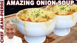 Classic French Onion Onyo Soup  Chef JeanPierre [upl. by Aldwin]