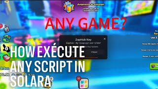 How to make all the scripts work in solara  BEST EXECUTOR PC [upl. by Swaine]