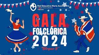 Gala Folclórica 2024 Colegio María Auxiliadora Bloque B [upl. by Ahsikel]