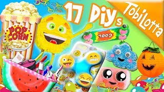 100 min DIY IDEEN  Handyhülle diy Kwaii Emoji Pinata Basteln Kinder Bastelideen diy halloween [upl. by Uahsoj]