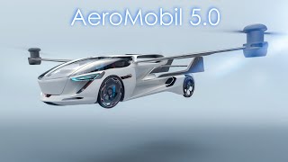 AeroMobil 50 VTOL FLYING CAR CONCEPT 2025😮😮😮 [upl. by Harraf]