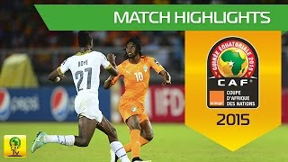 Côte DIvoire  Ghana  FINAL  CAN Orange 2015  08022015 [upl. by Enahsed]