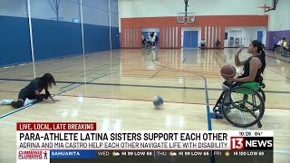 Paraathlete Latina sisters help each other navigate life [upl. by Fanestil643]