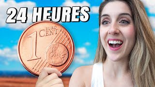 Survivre avec 001€ pendant 24h  DENYZEE [upl. by Ayardna274]