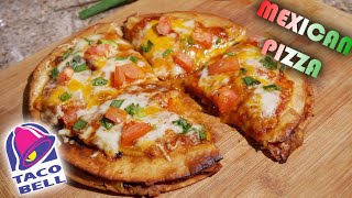 Taco Bell Mexican Pizza Remake  How to Make a Mexican Pizza [upl. by Noruq]