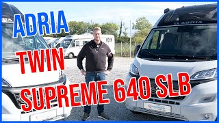 Adria Twin Supreme 640SLB Modell 2022 DER Kastenwagen mit Sky Roof [upl. by Vania]