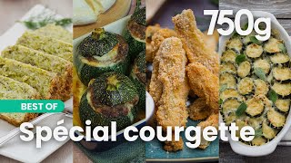 Nos 4 meilleures recettes aux courgettes  750g [upl. by Bijan52]