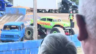 Monster Truck Throwdown Fowlerville Mi intros show 2 [upl. by Britni507]