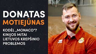 Donatas Motiejūnas – apie sugrįžimą į Eurolygą ir katastrofiškai žemyn besiritantį Lietuvos krepšinį [upl. by Eindys]